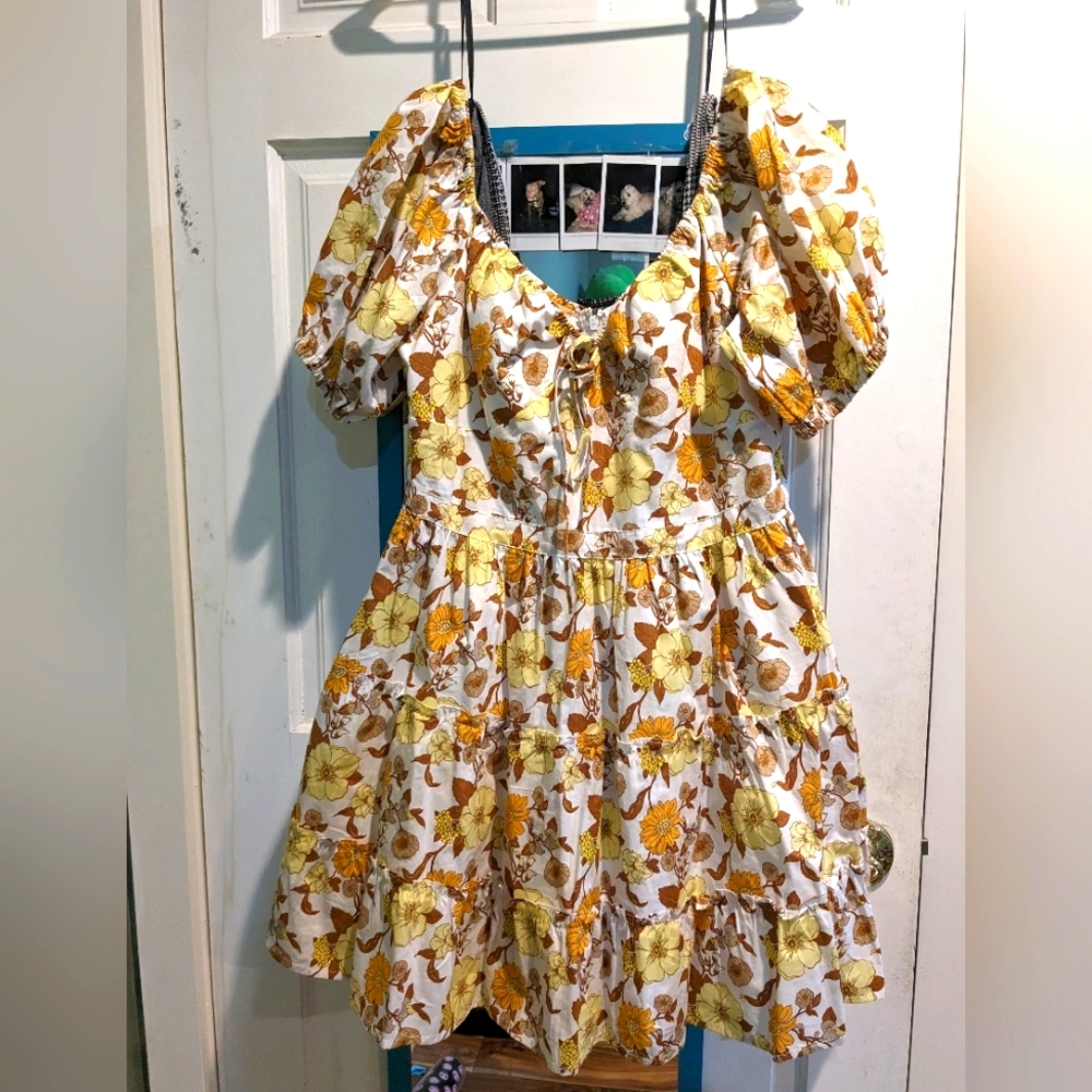 Yellow Flower Dress Forever 21